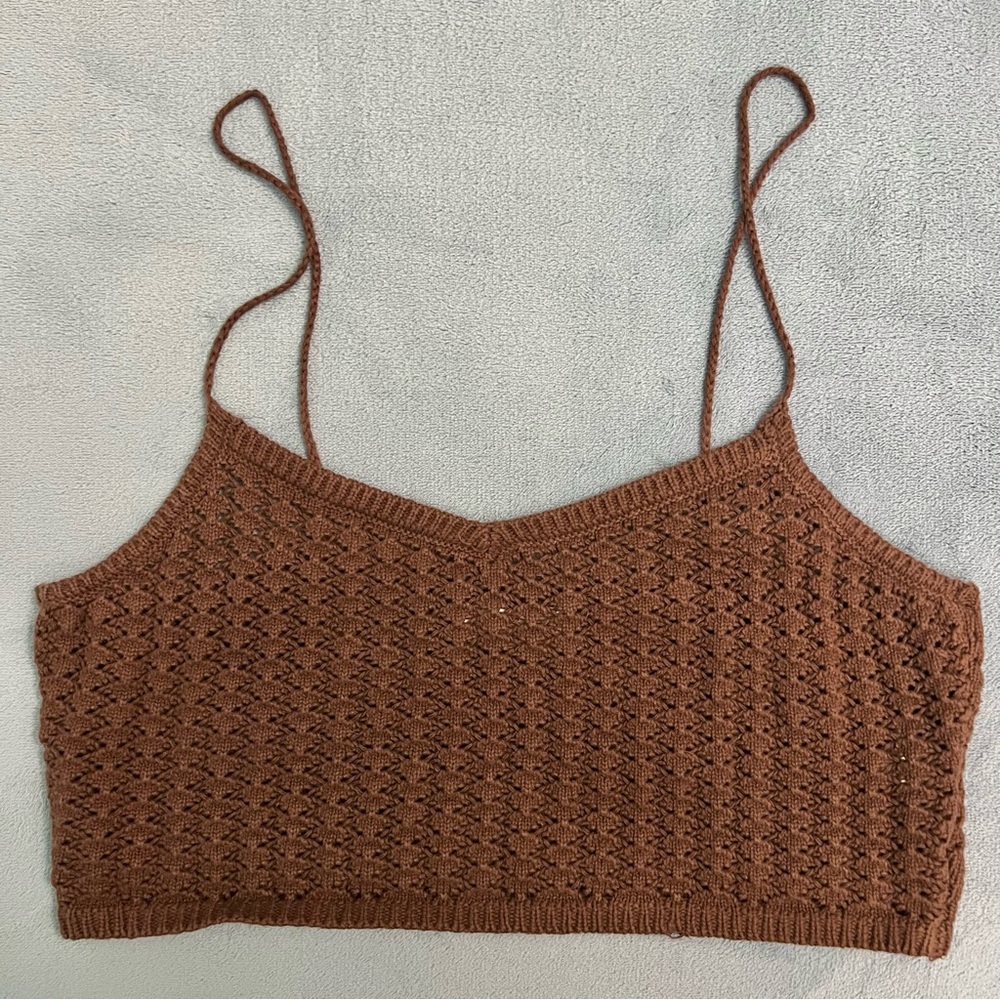 ★ super cute L.A. Hearts knit crop top